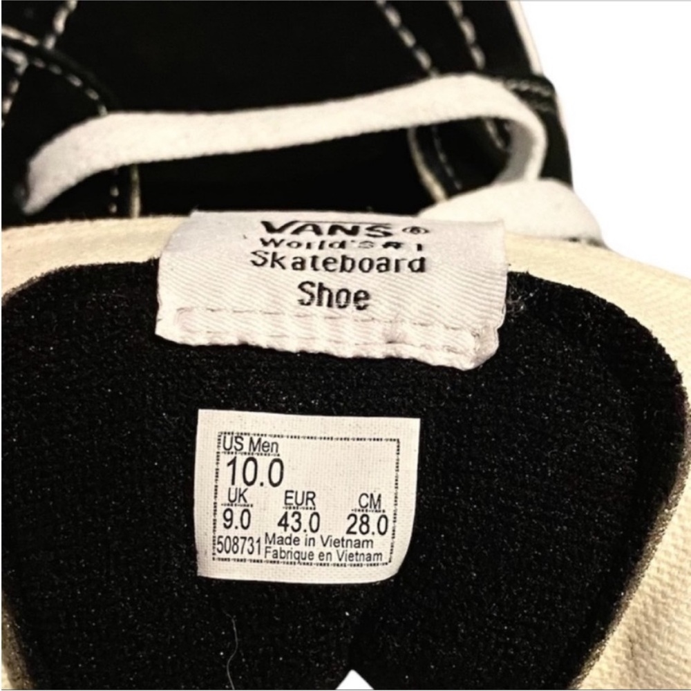 VANS Sk8-Hi Flash Skulls canvas high-top skate shoe NEW - Picture 8 of 11